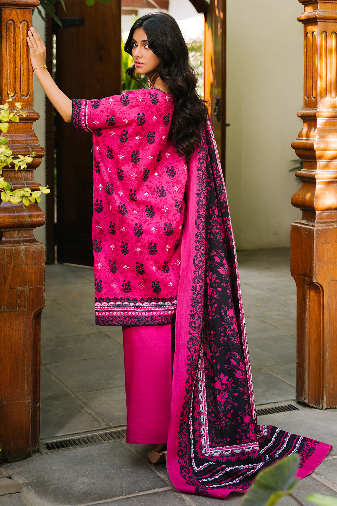 Zellbury | Unstitched 3 Piece Khaddar | Shirt Shalwar Dupatta - 0272 - House Of Hania