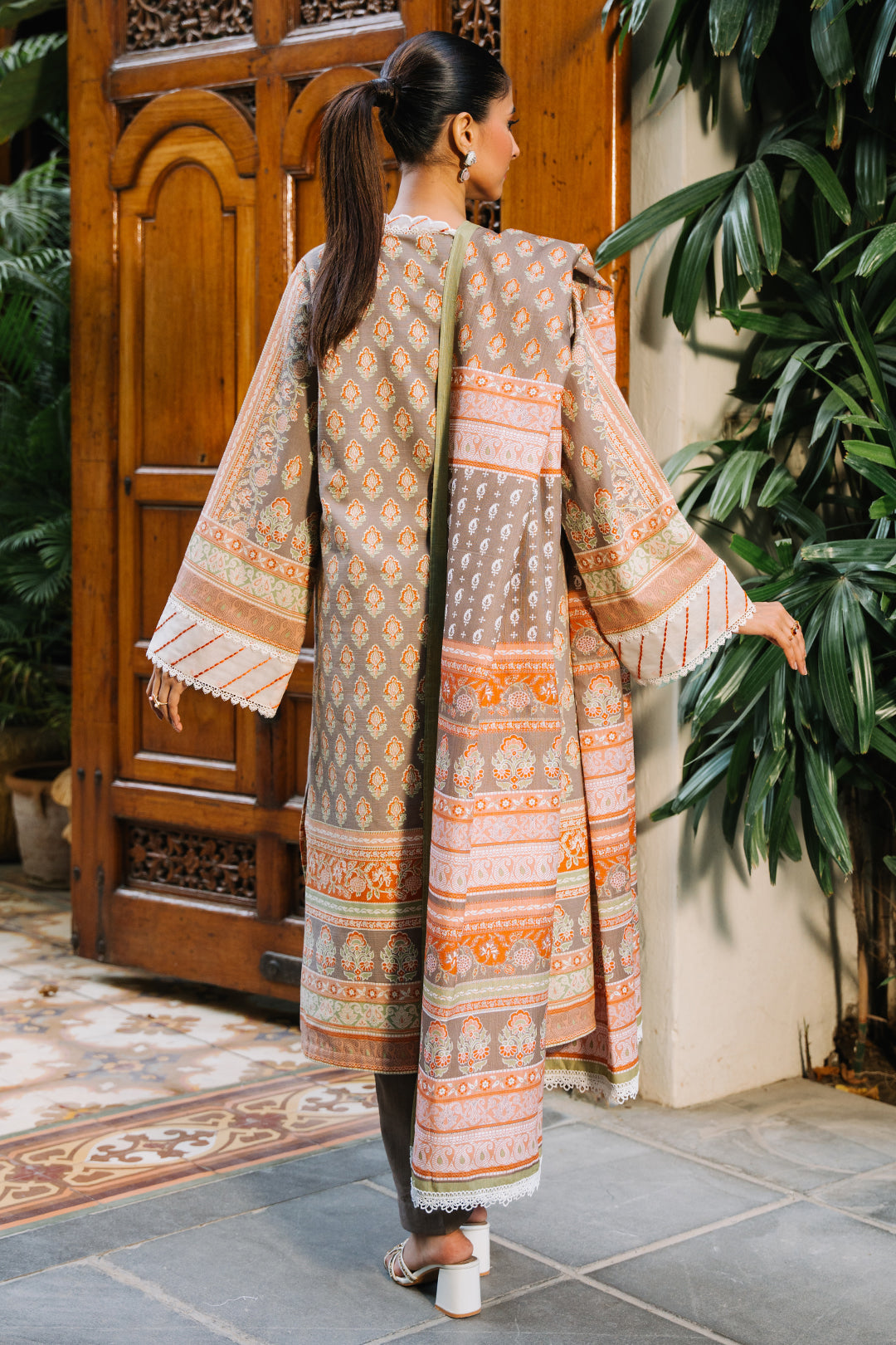 Zellbury | Unstitched 3 Piece Khaddar | Shirt Shalwar Dupatta - 0276 - House Of Hania