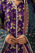 Zellbury | Unstitched 3 Piece Khaddar | Shirt Shalwar Dupatta - 0279 - House Of Hania