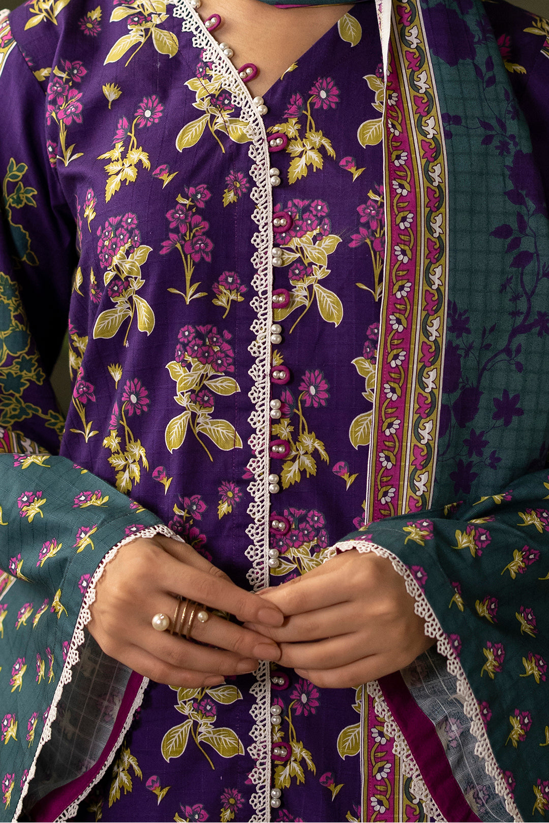 Zellbury | Unstitched 3 Piece Khaddar | Shirt Shalwar Dupatta - 0279 - House Of Hania