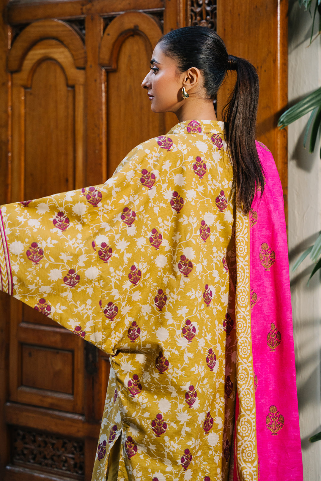 Zellbury | Unstitched 3 Piece Khaddar | Shirt Shalwar Dupatta - 0282 - House Of Hania