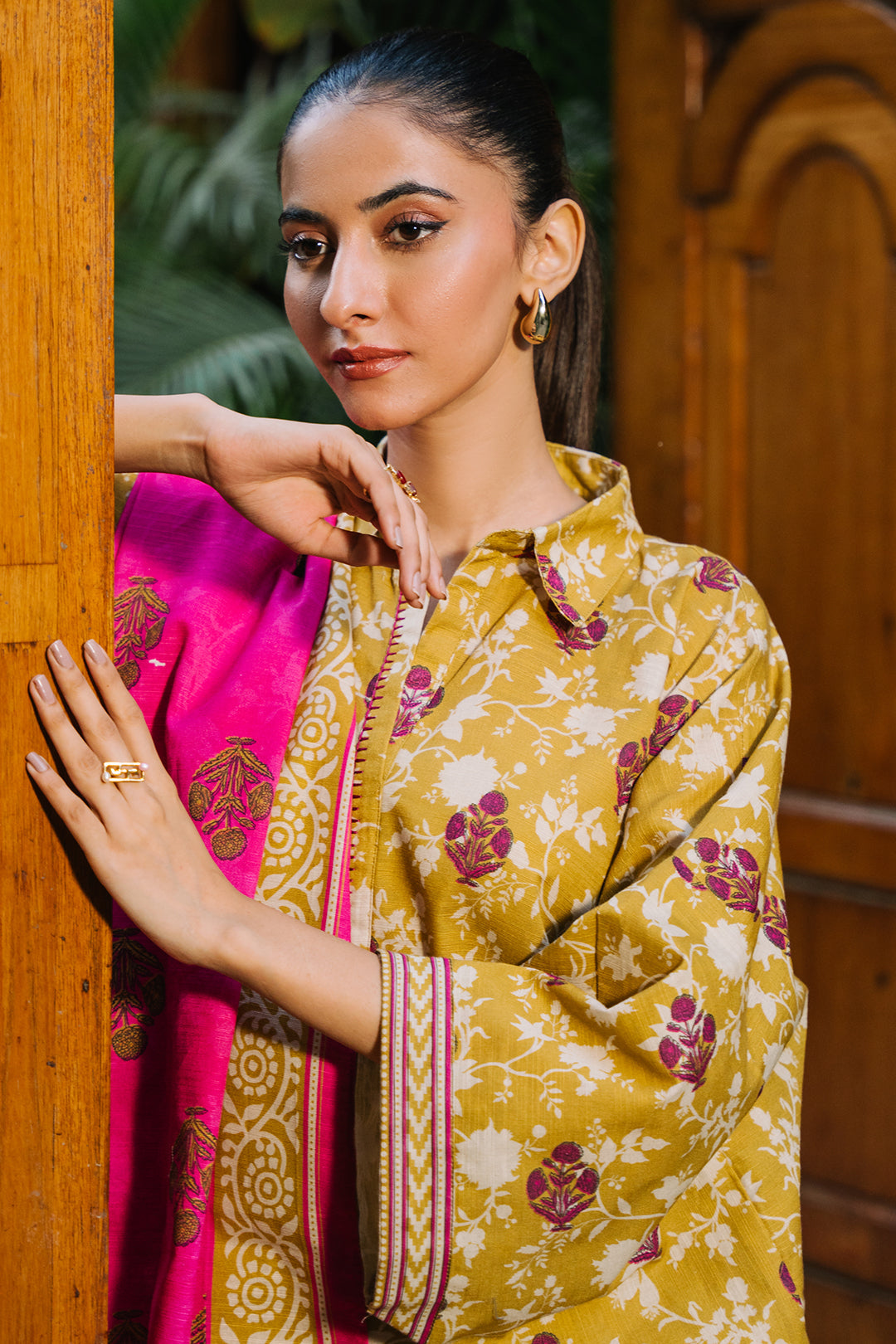 Zellbury | Unstitched 3 Piece Khaddar | Shirt Shalwar Dupatta - 0282 - House Of Hania