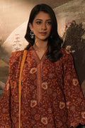 Zellbury | Unstitched 3 Piece Khaddar | Shirt Shalwar Dupatta - 0356 - House Of Hania