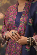 Zellbury | Unstitched 3 Piece Khaddar | Shirt Shalwar Dupatta - 0357 - House Of Hania