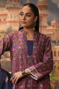Zellbury | Unstitched 3 Piece Khaddar | Shirt Shalwar Dupatta - 0357 - House Of Hania