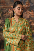 Zellbury | Unstitched 3 Piece Khaddar | Shirt Shalwar Dupatta - 0358 - House Of Hania