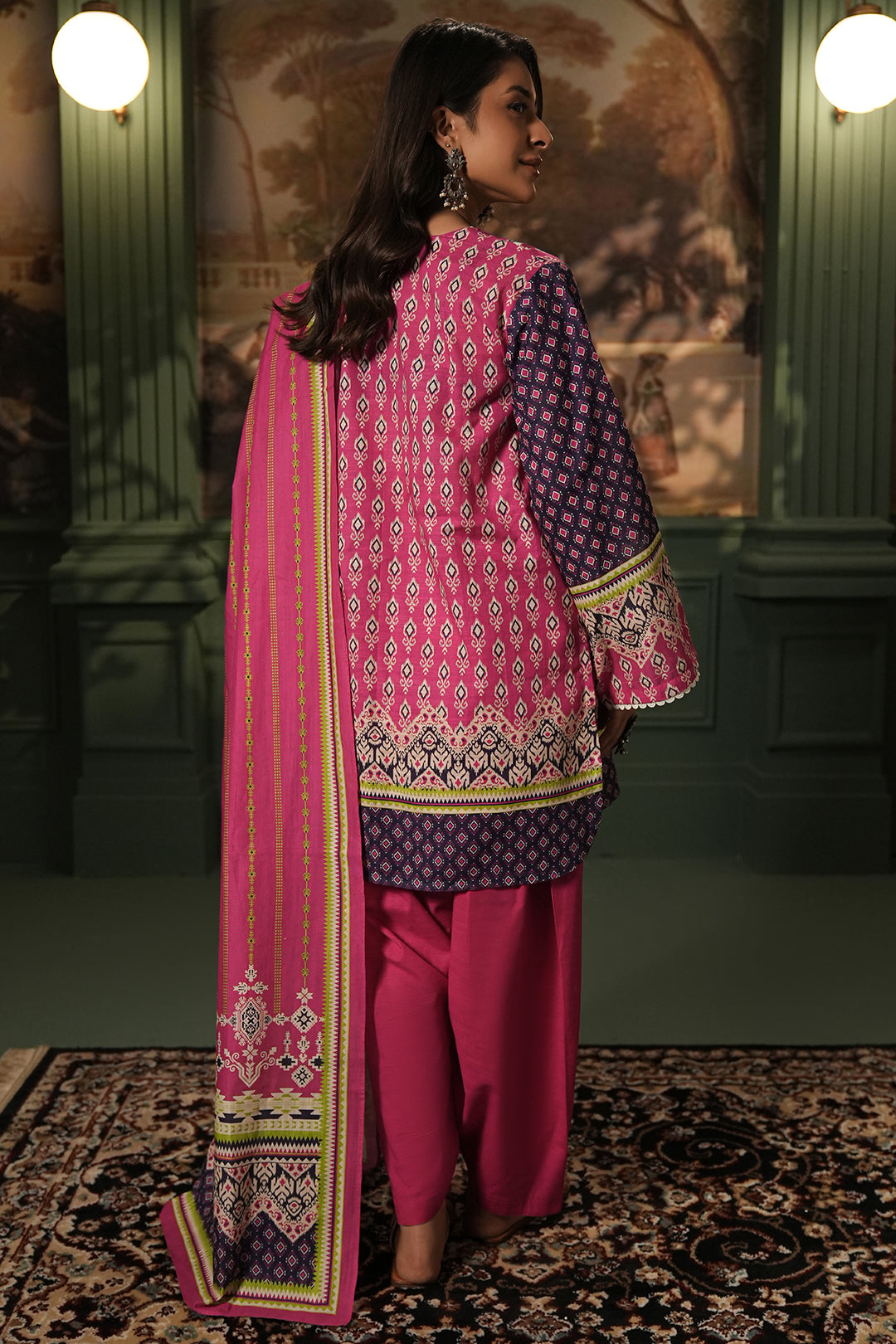 Zellbury | Unstitched 3 Piece Khaddar | Shirt Shalwar Dupatta - 0359 - House Of Hania