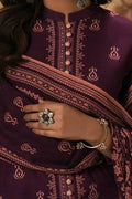 Zellbury | Unstitched 3 Piece Khaddar | Shirt Shalwar Dupatta - 0360 - House Of Hania