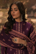 Zellbury | Unstitched 3 Piece Khaddar | Shirt Shalwar Dupatta - 0360 - House Of Hania