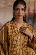 Zellbury | Unstitched 3 Piece Khaddar | Shirt Shalwar Dupatta - 0362 - House Of Hania