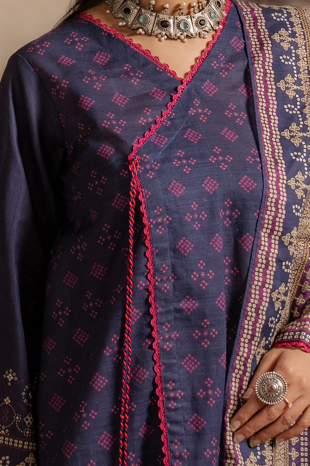 Zellbury | Unstitched 3 Piece Khaddar | Shirt Shalwar Dupatta - 0363 - House Of Hania