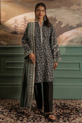 Zellbury | Unstitched 3 Piece Khaddar | Shirt Shalwar Dupatta - 0366 - House Of Hania