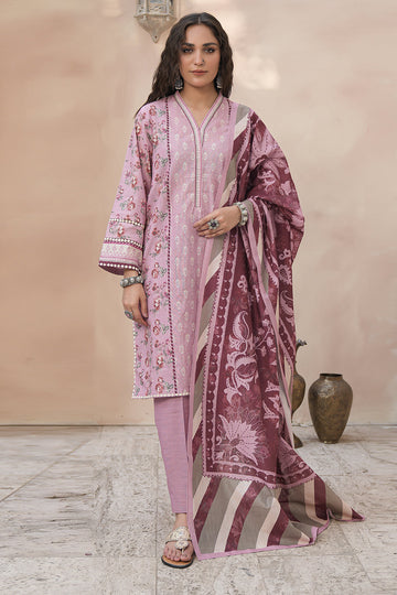 Zellbury | Unstitched 3 Piece Khaddar | Shirt Shalwar Dupatta - 0369 - House Of Hania