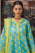 Zellbury | Unstitched 3 Piece Khaddar | Shirt Shalwar Dupatta - 0370 - House Of Hania