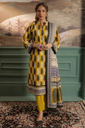 Zellbury | Unstitched 3 Piece Khaddar | Shirt Shalwar Dupatta - 0371 - House Of Hania