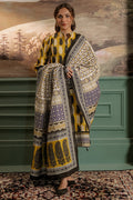 Zellbury | Unstitched 3 Piece Khaddar | Shirt Shalwar Dupatta - 0371 - House Of Hania