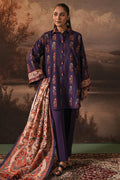 Zellbury | Unstitched 3 Piece Khaddar | Shirt Shalwar Dupatta - 0372 - House Of Hania