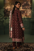 Zellbury | Unstitched 3 Piece Khaddar | Shirt Shalwar Dupatta - 0373 - House Of Hania