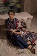 Zellbury | Unstitched 3 Piece Khaddar | Shirt Shalwar Dupatta - 0387 - House Of Hania