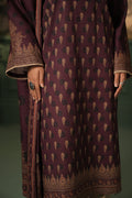 Zellbury | Unstitched 3 Piece Khaddar | Shirt Shalwar Dupatta - 0396 - House Of Hania