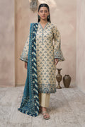 Zellbury | Unstitched 3 Piece Khaddar | Shirt Shalwar Dupatta - 0445 - House Of Hania