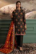 Zellbury | Unstitched 3 Piece Khaddar | Shirt Shalwar Dupatta - 0447 - House Of Hania