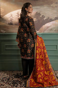 Zellbury | Unstitched 3 Piece Khaddar | Shirt Shalwar Dupatta - 0447 - House Of Hania