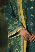 Zellbury | Unstitched 3 Piece Khaddar | Shirt Shalwar Dupatta - 0448 - House Of Hania