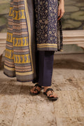 Zellbury | Unstitched 3 Piece Khaddar | Shirt Shalwar Dupatta - 0449 - House Of Hania
