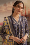 Zellbury | Unstitched 3 Piece Khaddar | Shirt Shalwar Dupatta - 0449 - House Of Hania