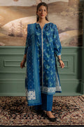 Zellbury | Unstitched 3 Piece Khaddar | Shirt Shalwar Dupatta - 0450 - House Of Hania