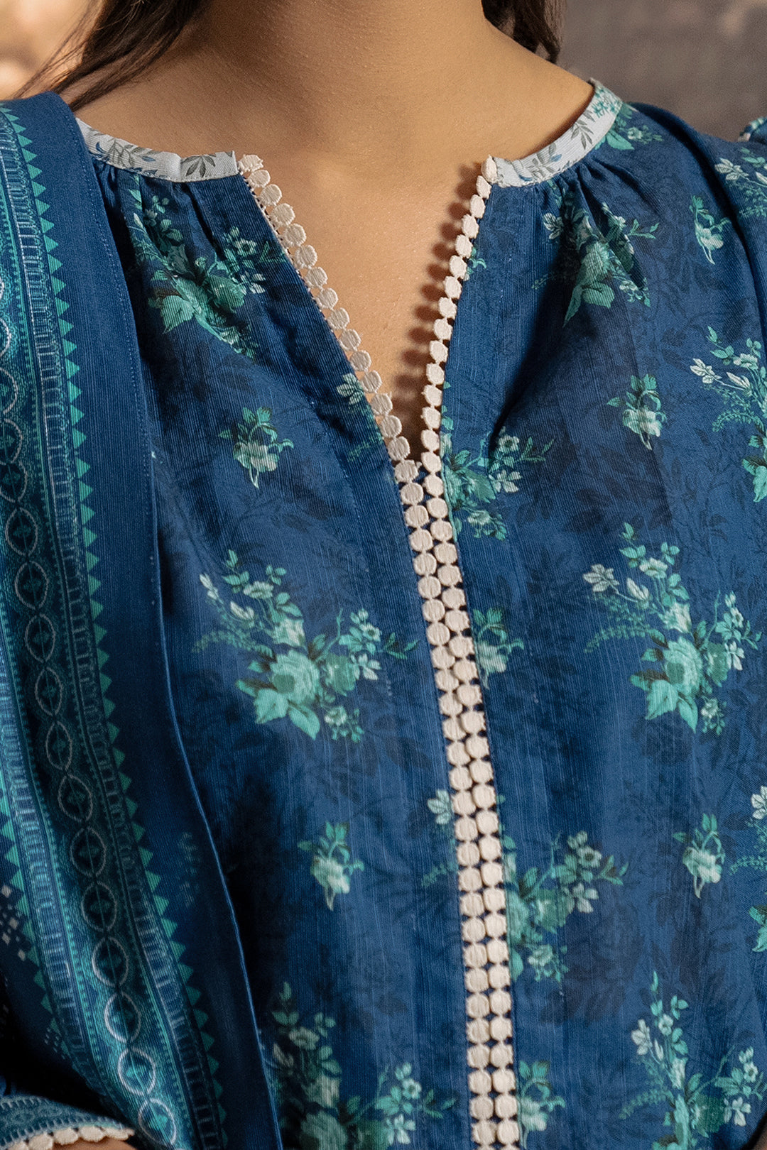 Zellbury | Unstitched 3 Piece Khaddar | Shirt Shalwar Dupatta - 0450 - House Of Hania