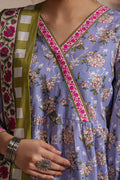 Zellbury | Unstitched 3 Piece Khaddar | Shirt Shalwar Dupatta - 0451 - House Of Hania