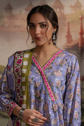 Zellbury | Unstitched 3 Piece Khaddar | Shirt Shalwar Dupatta - 0451 - House Of Hania