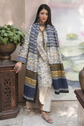 Zellbury | Unstitched 3 Piece Khaddar | Shirt Shalwar Dupatta - 0452 - House Of Hania