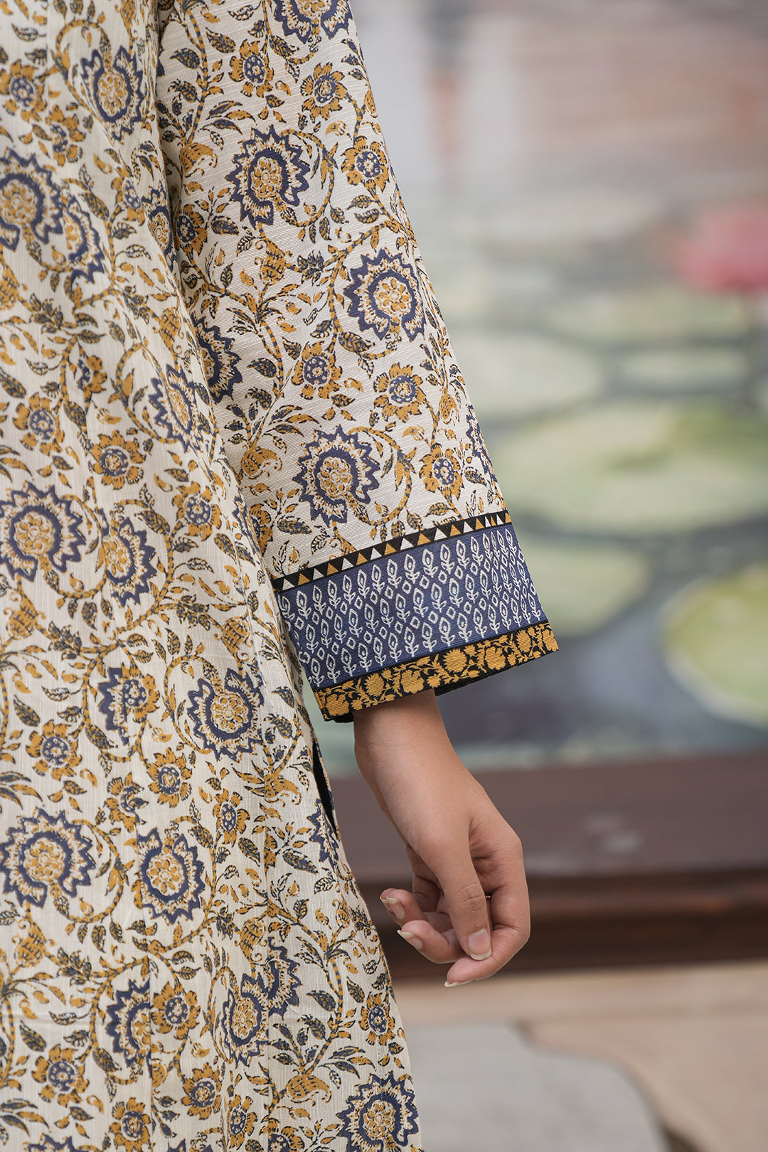 Zellbury | Unstitched 3 Piece Khaddar | Shirt Shalwar Dupatta - 0452 - House Of Hania