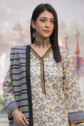 Zellbury | Unstitched 3 Piece Khaddar | Shirt Shalwar Dupatta - 0452 - House Of Hania