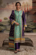 Zellbury | Unstitched 3 Piece Khaddar | Shirt Shalwar Dupatta - 0455 - House Of Hania