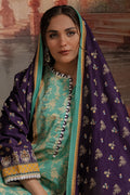 Zellbury | Unstitched 3 Piece Khaddar | Shirt Shalwar Dupatta - 0455 - House Of Hania