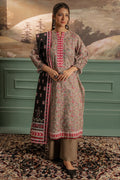 Zellbury | Unstitched 3 Piece Khaddar | Shirt Shalwar Dupatta - 0456 - House Of Hania