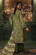 Zellbury | Unstitched 3 Piece Khaddar | Shirt Shalwar Dupatta - 0463 - House Of Hania