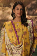 Zellbury | Unstitched 3 Piece Khaddar | Shirt Shalwar Dupatta - 0464 - House Of Hania
