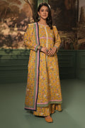 Zellbury | Unstitched 3 Piece Khaddar | Shirt Shalwar Dupatta - 0472 - House Of Hania