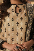 Zellbury | Unstitched 3 Piece Khaddar | Shirt Shalwar Dupatta - 0473 - House Of Hania