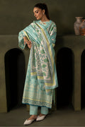 Zellbury | Unstitched 3 Piece Khaddar | Shirt Shalwar Shawl - 0198 - House Of Hania