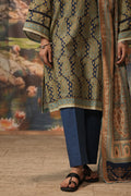 Zellbury | Unstitched 3 Piece Khaddar | Shirt Shalwar Shawl - 0381 - House Of Hania