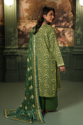 Zellbury | Unstitched 3 Piece Khaddar | Shirt Shalwar Shawl - 0384 - House Of Hania