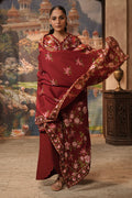 Zellbury | Unstitched 3 Piece Khaddar | Shirt Shalwar Shawl - 0389 - House Of Hania