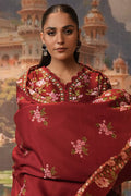 Zellbury | Unstitched 3 Piece Khaddar | Shirt Shalwar Shawl - 0389 - House Of Hania