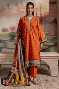 Zellbury | Unstitched 3 Piece Khaddar | Shirt Shalwar Shawl - 0391 - House Of Hania
